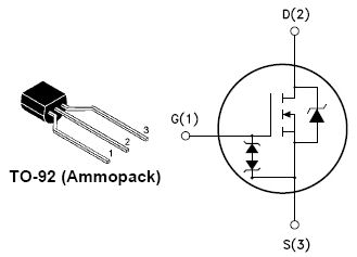 STQ2NK60ZR-AP, N-CHANNEL 600V - 7.2? - 1.4A TO-92 Zener-Protected SuperMESH™ MOSFET